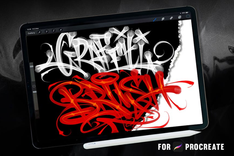 Detail Free Download Graffiti Brushes Photoshop Nomer 43