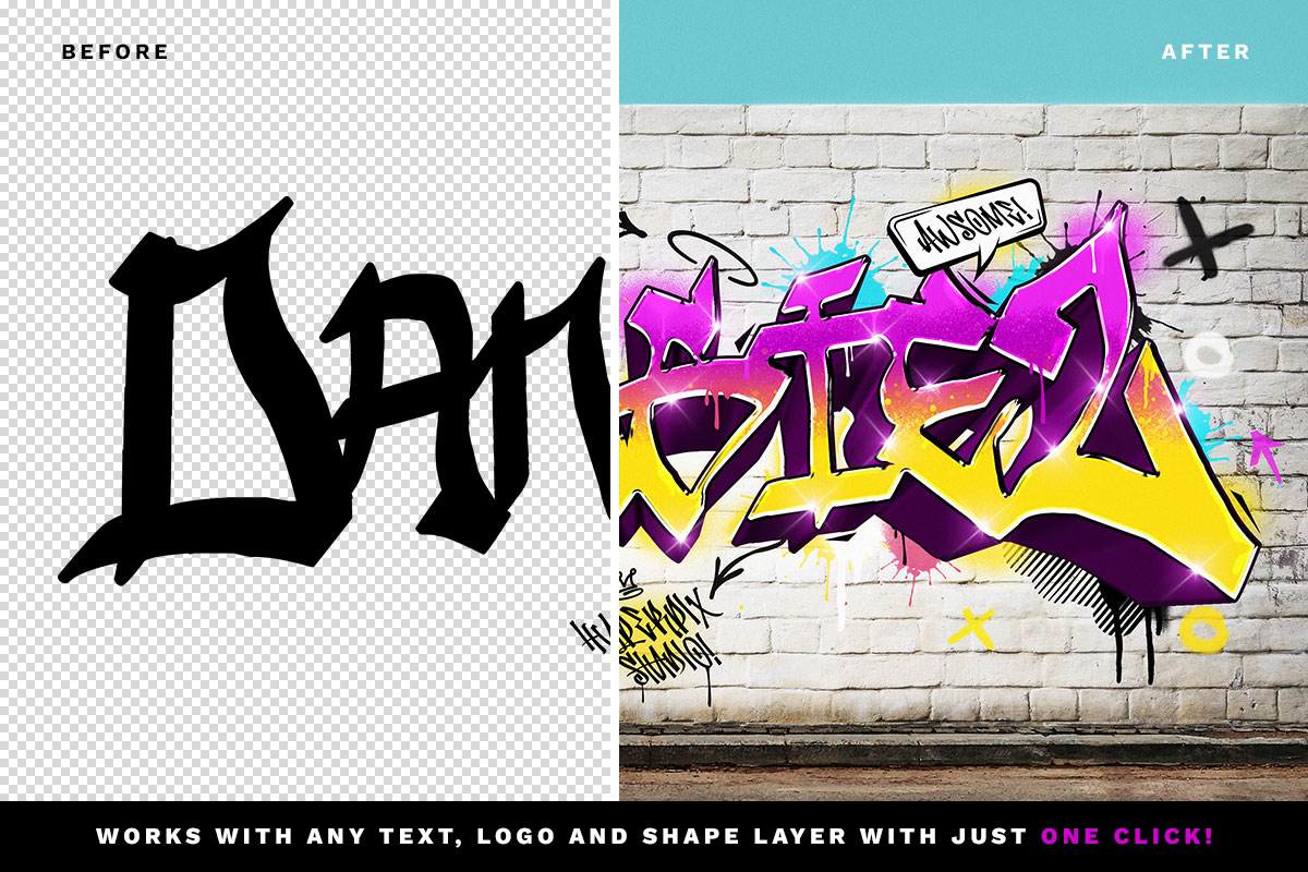 Detail Free Download Template After Effect Graffiti Nomer 9