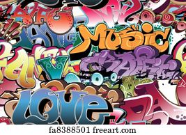 Detail Free Graffiti Art Nomer 3