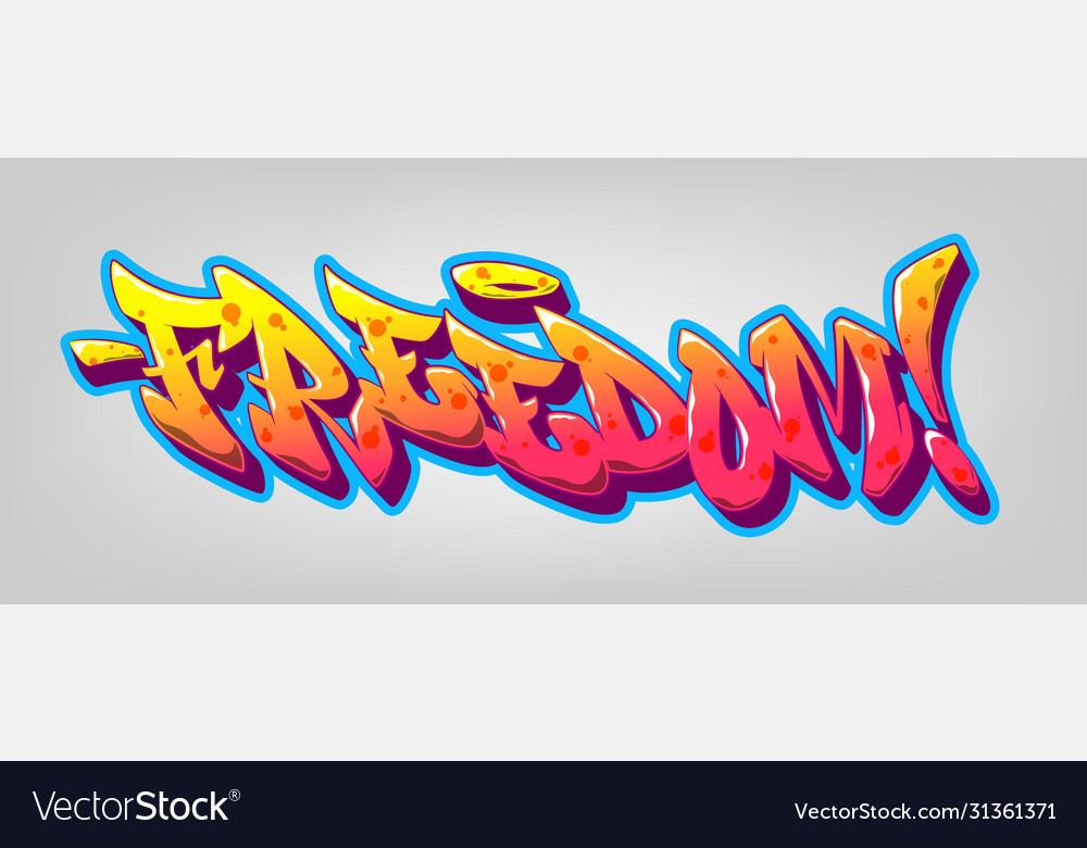 Detail Freedom Graffiti Nomer 20