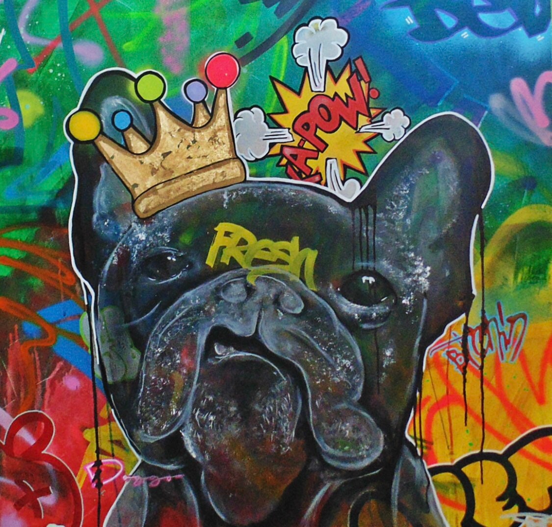 French Bulldog Graffiti - KibrisPDR