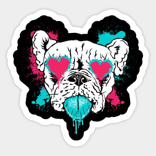 Detail French Bulldog Graffiti Nomer 12