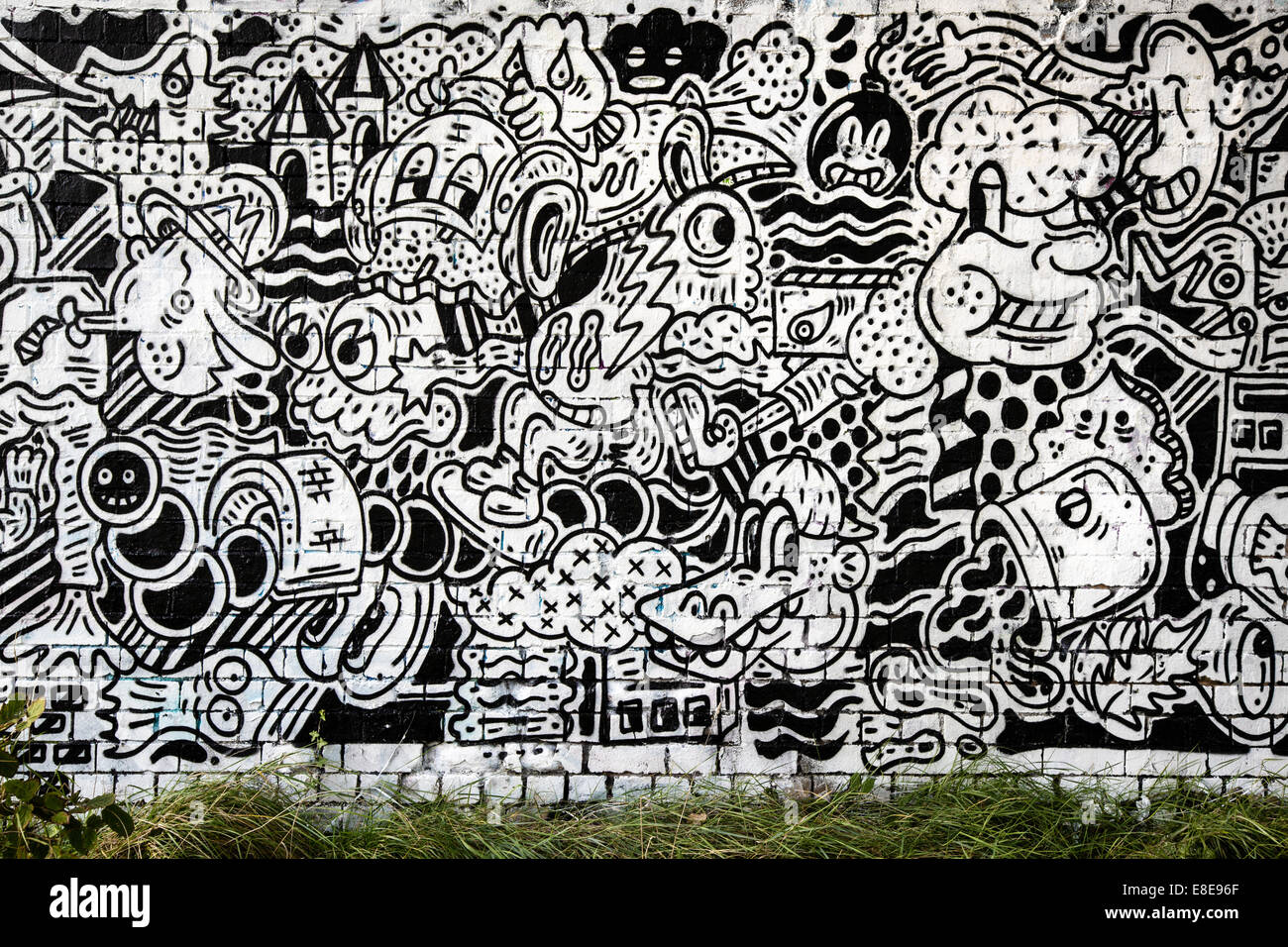 Detail Fresco Graffiti Black Wallpaper Nomer 42