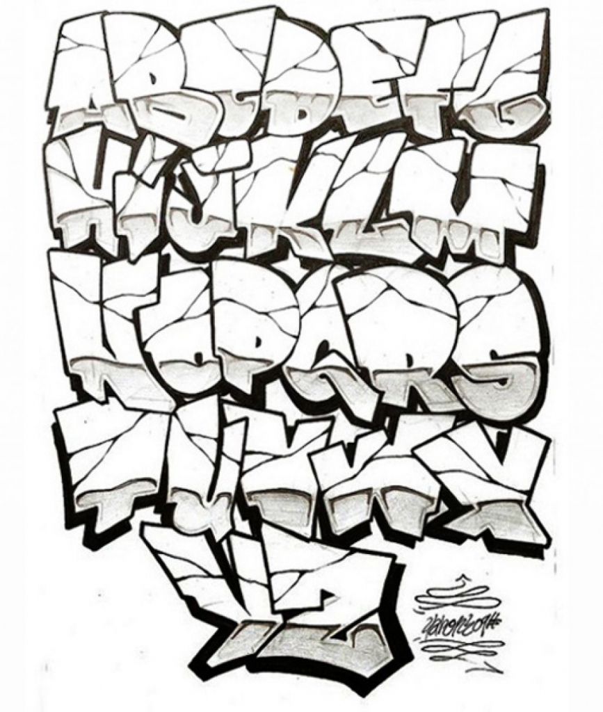 Detail Gambar Graffiti Abc Tiga Dimensi Nomer 34