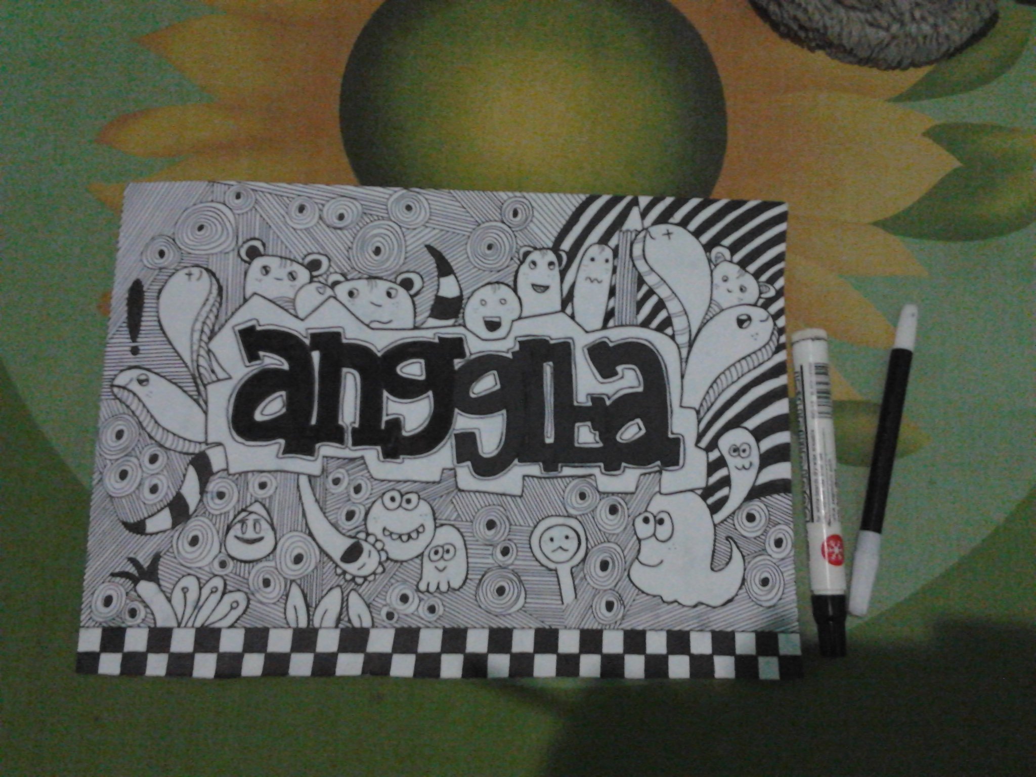 Detail Gambar Graffiti Anggita Cantik Nomer 2