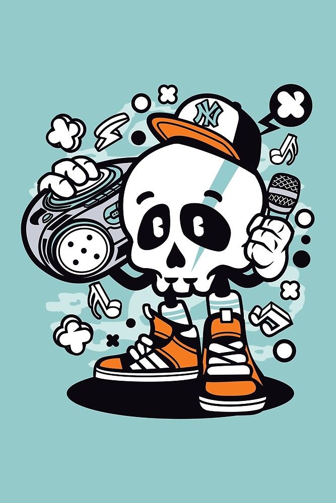 Detail Gambar Graffiti Character Skull Nomer 30