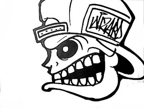 Detail Gambar Graffiti Character Skull Nomer 9