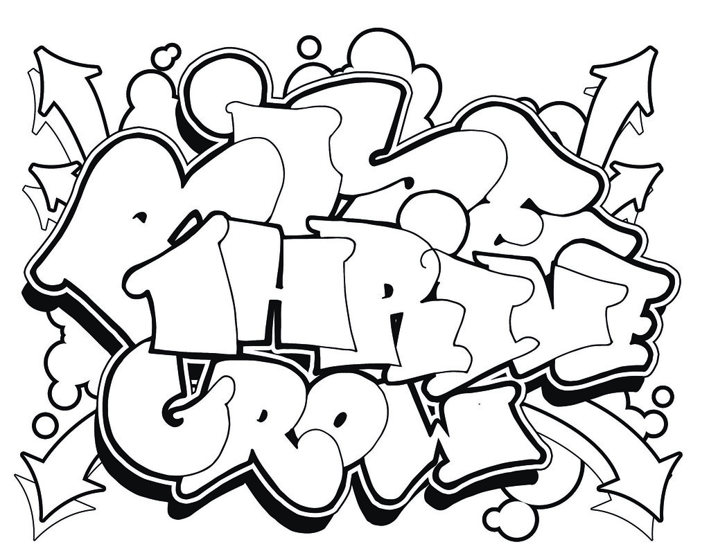 Detail Gambar Graffiti Coloring Nomer 28