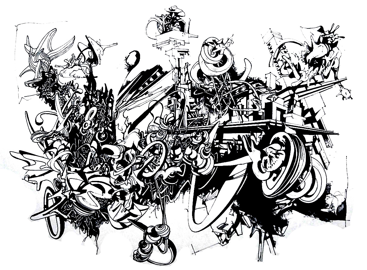 Detail Gambar Graffiti Coloring Nomer 47