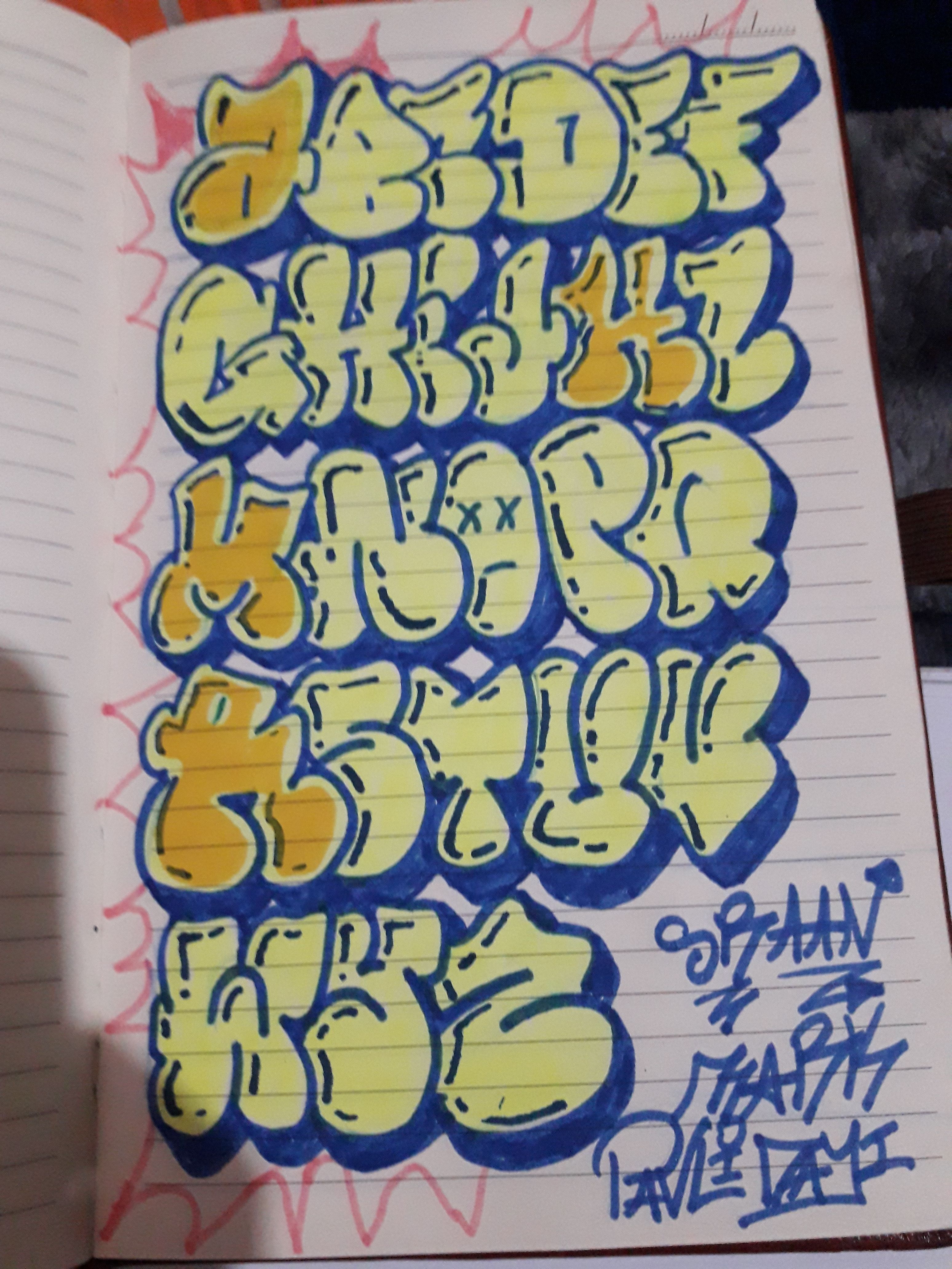 Detail Gambar Graffiti Di Buku Gambar Nomer 21