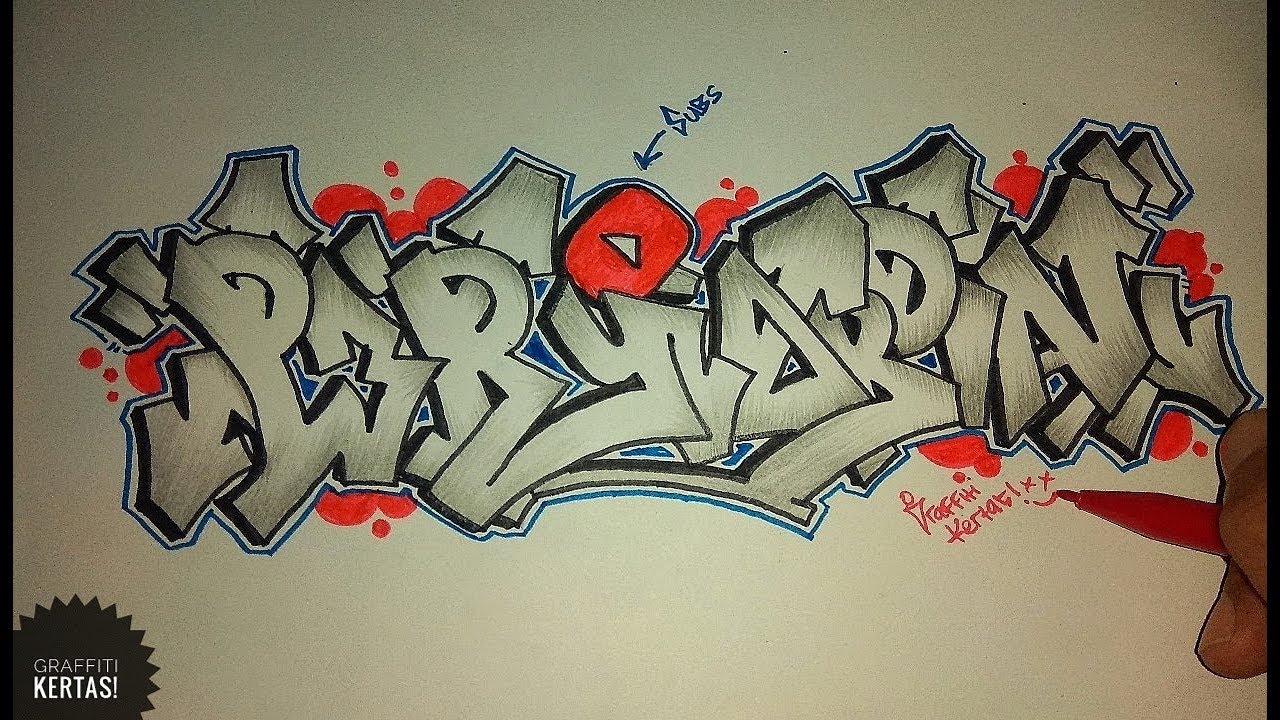 Detail Gambar Graffiti Di Kertas Nomer 29