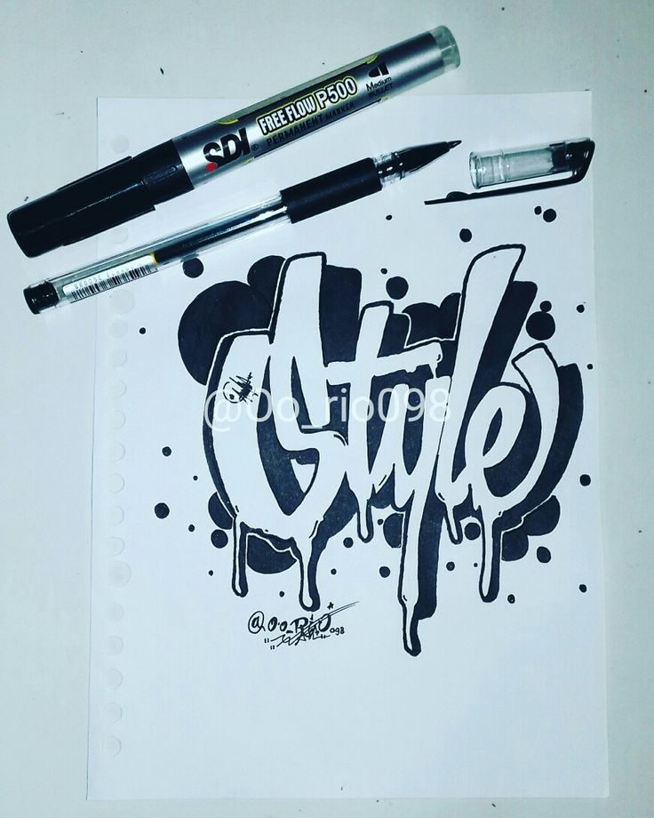 Detail Gambar Graffiti Di Kertas Yang Mudah Nomer 36