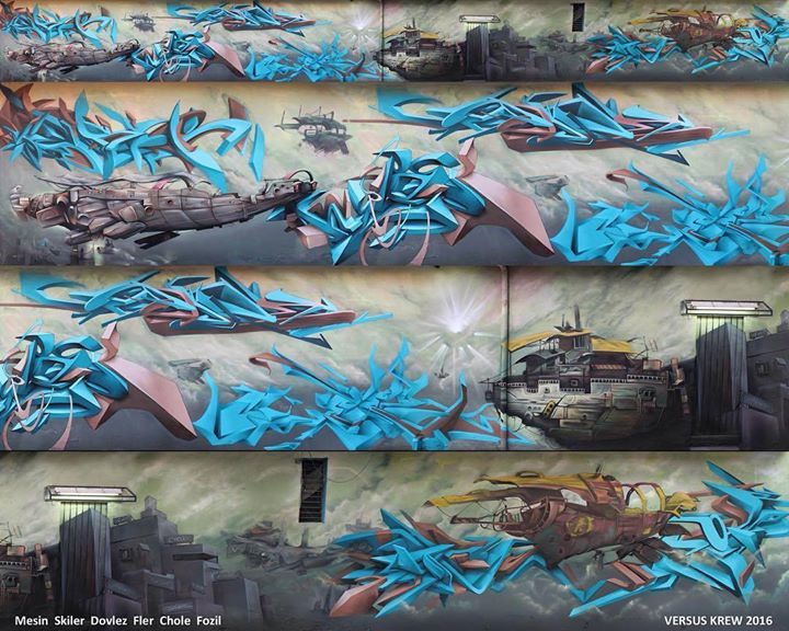 Detail Gambar Graffiti Mesin Nomer 11