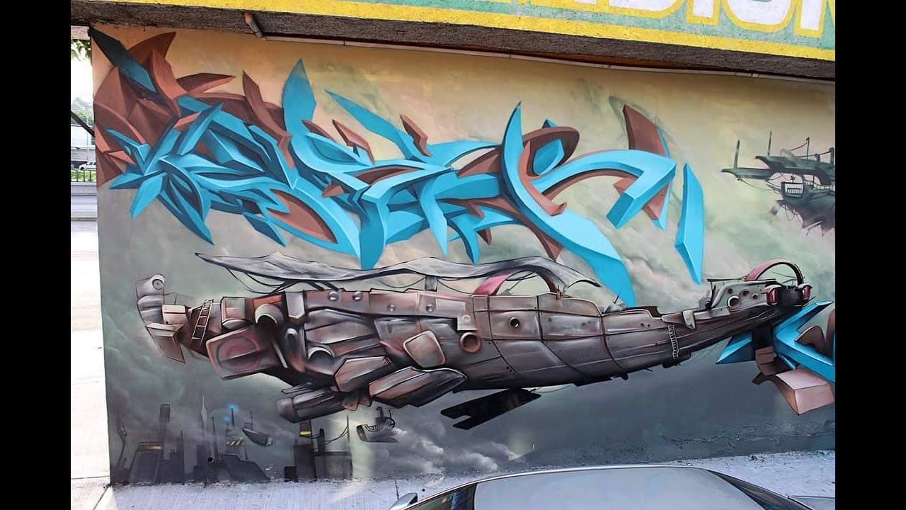 Detail Gambar Graffiti Mesin Nomer 44