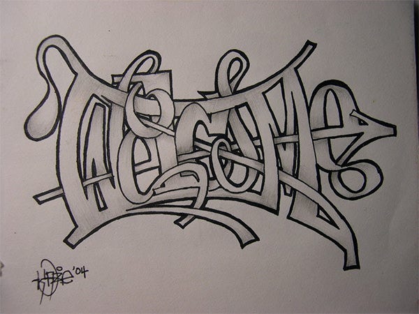 Detail Gambar Graffiti Pensil Nomer 32