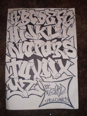 Detail Gambar Graffiti Wizard Di Kertas Nomer 24