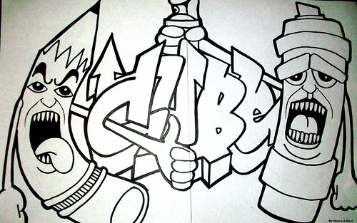Detail Gambar Graffiti Wizard Di Kertas Nomer 29