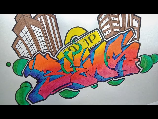 Detail Gambar Graffiti Wizard Di Kertas Nomer 35