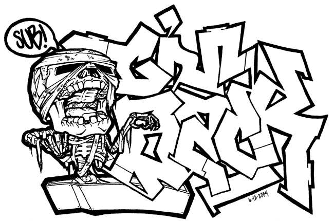 Detail Gambar Graffiti Wizard Memakai Pensil Nomer 38