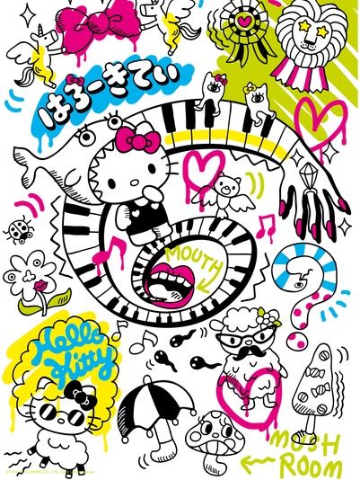 Detail Gambar Hello Kitty Graffiti Nomer 4