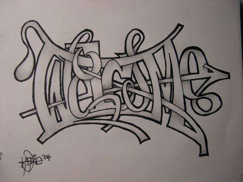 Detail Gambar Huruf A Keren Graffiti Nomer 11