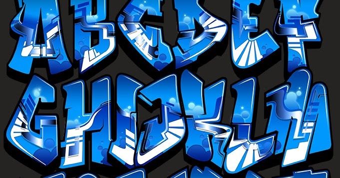 Detail Gambar Huruf A Sampai Z Graffiti Nomer 22