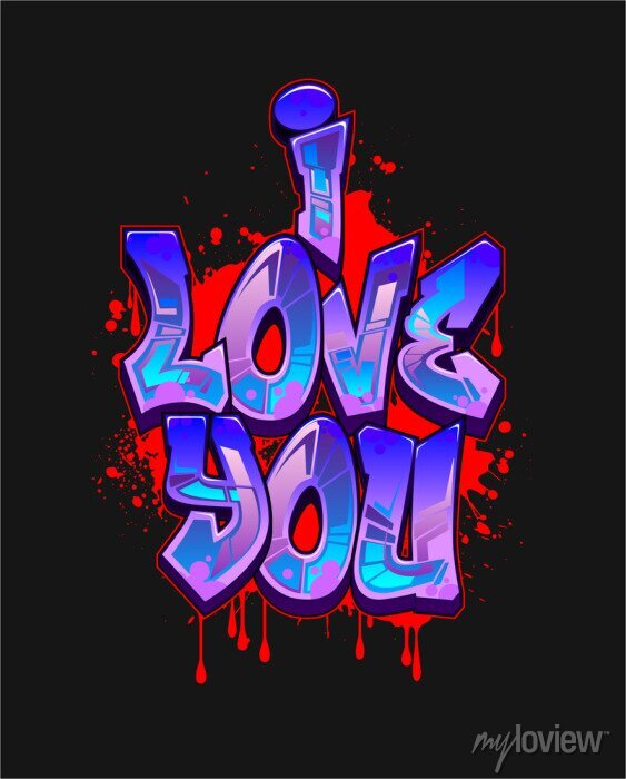 Detail Gambar I Love You Graffiti Nomer 17