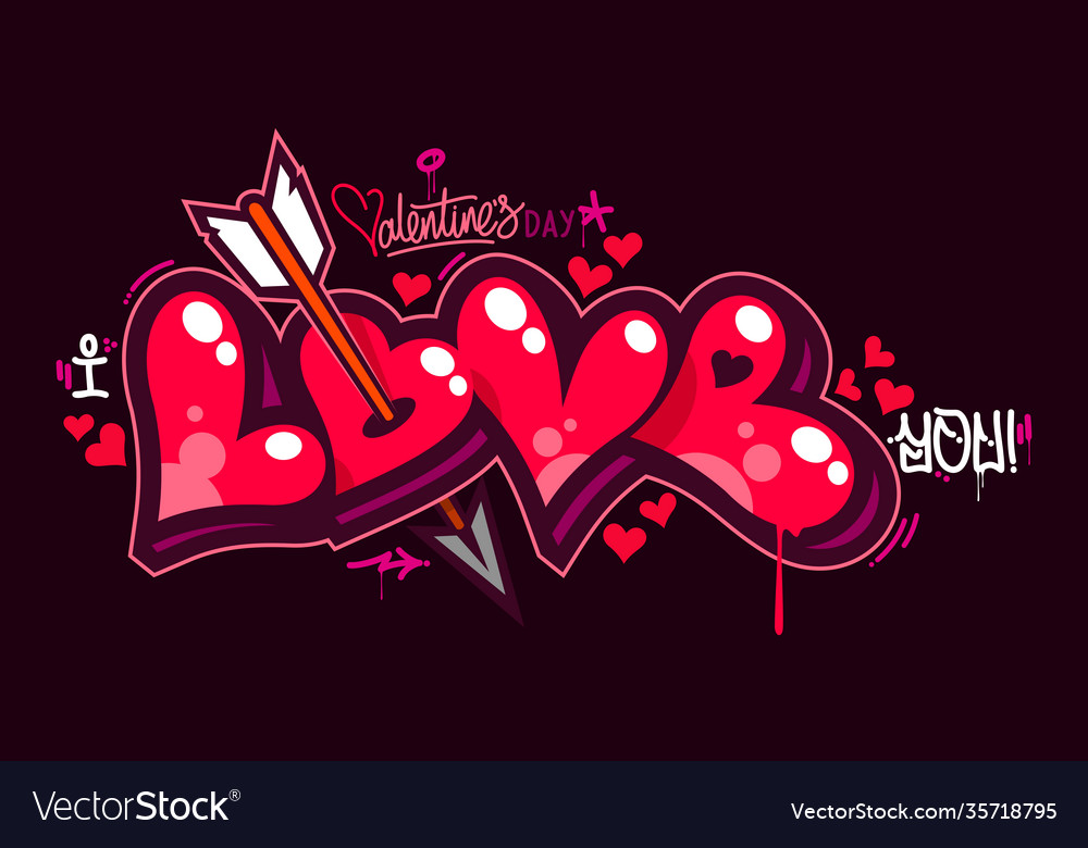 Detail Gambar I Love You Graffiti Nomer 22