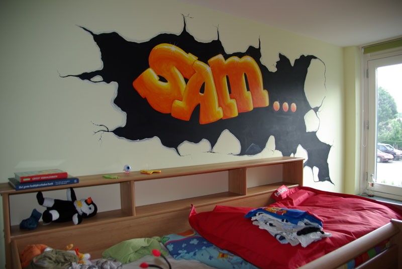 Detail Gambar Kamar Tidur Graffiti Nomer 43