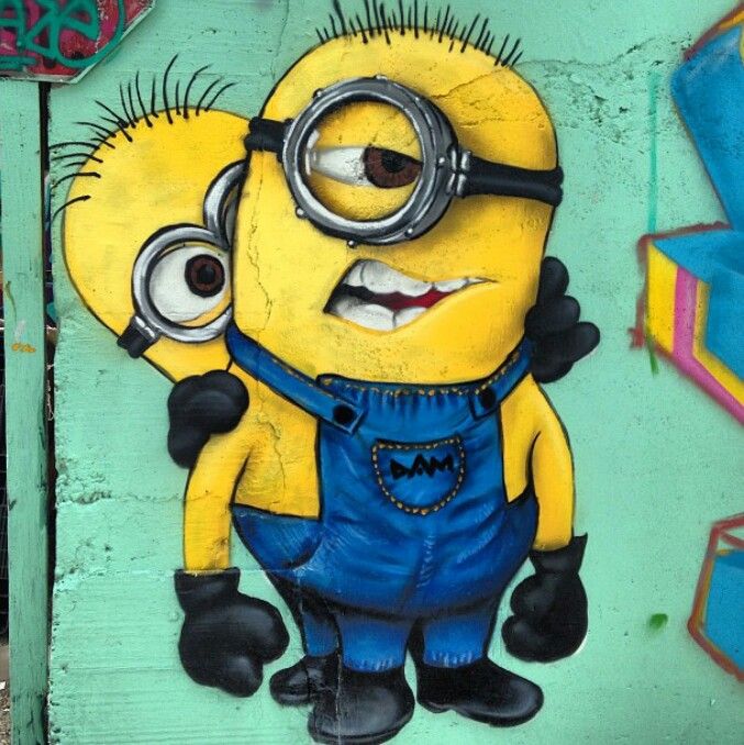 Gambar Minions Graffiti Keren - KibrisPDR