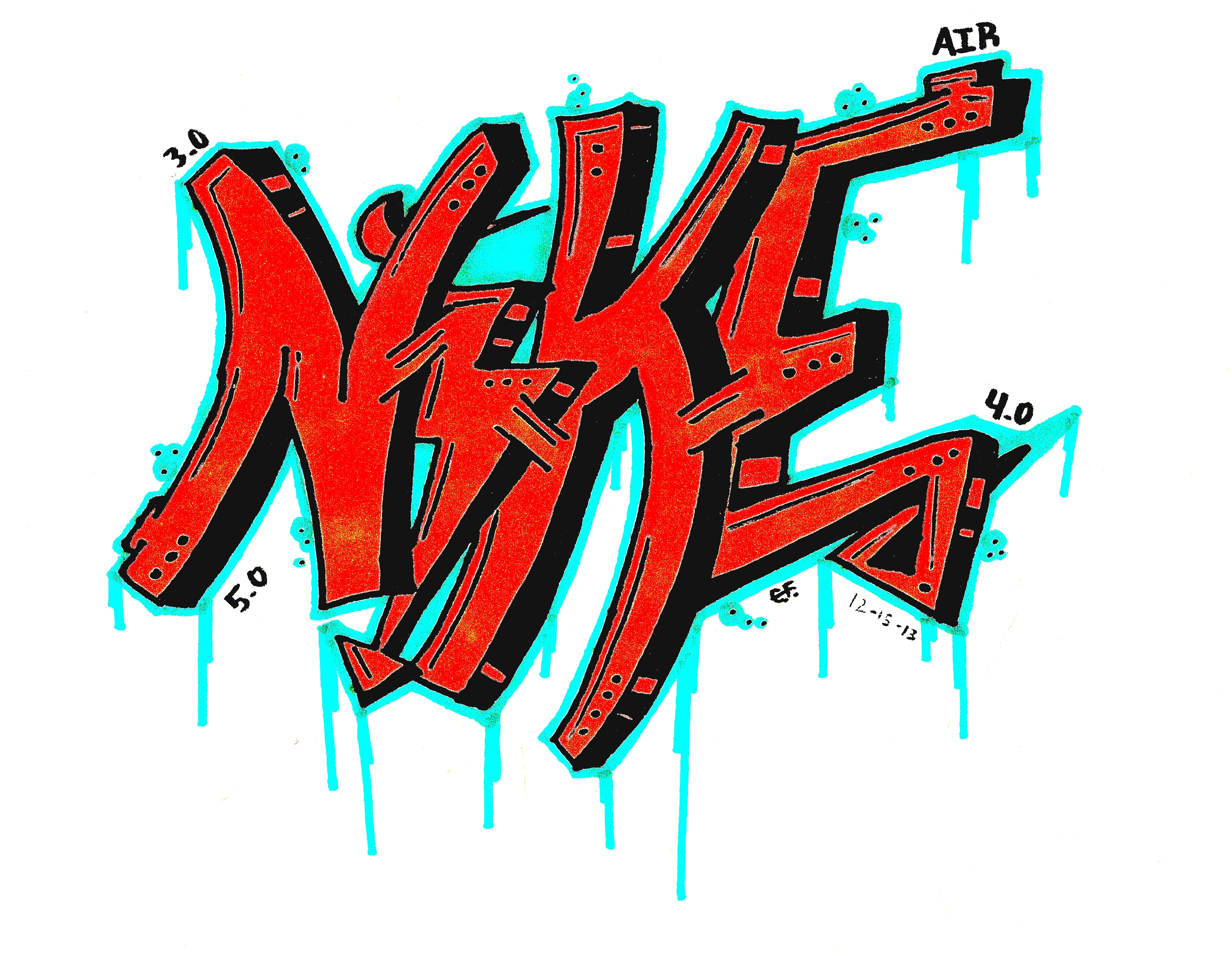 Gambar Nike Graffiti - KibrisPDR