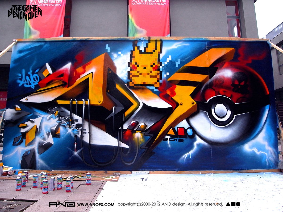 Detail Gambar Pikachu Graffiti Nomer 20