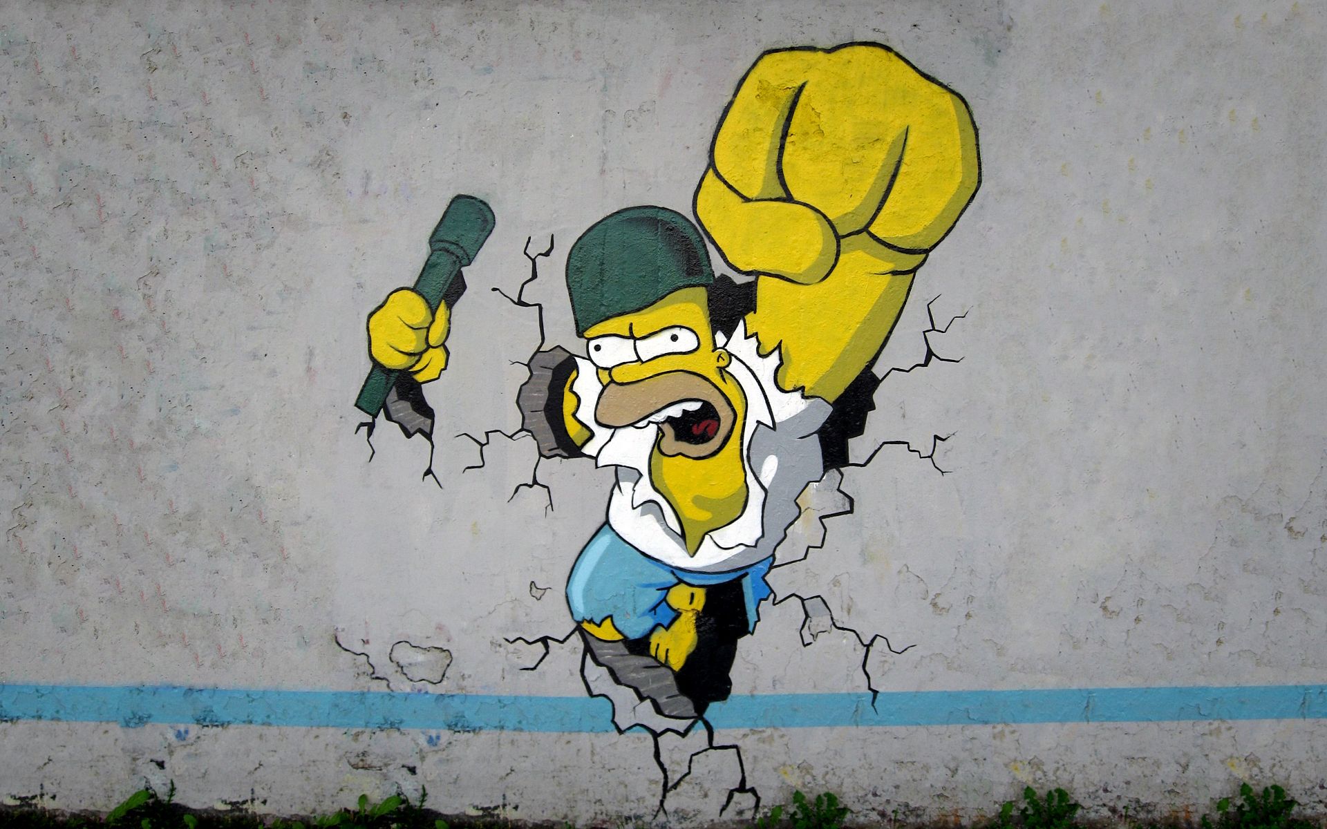 Detail Gambar Simpson Graffiti Nomer 15