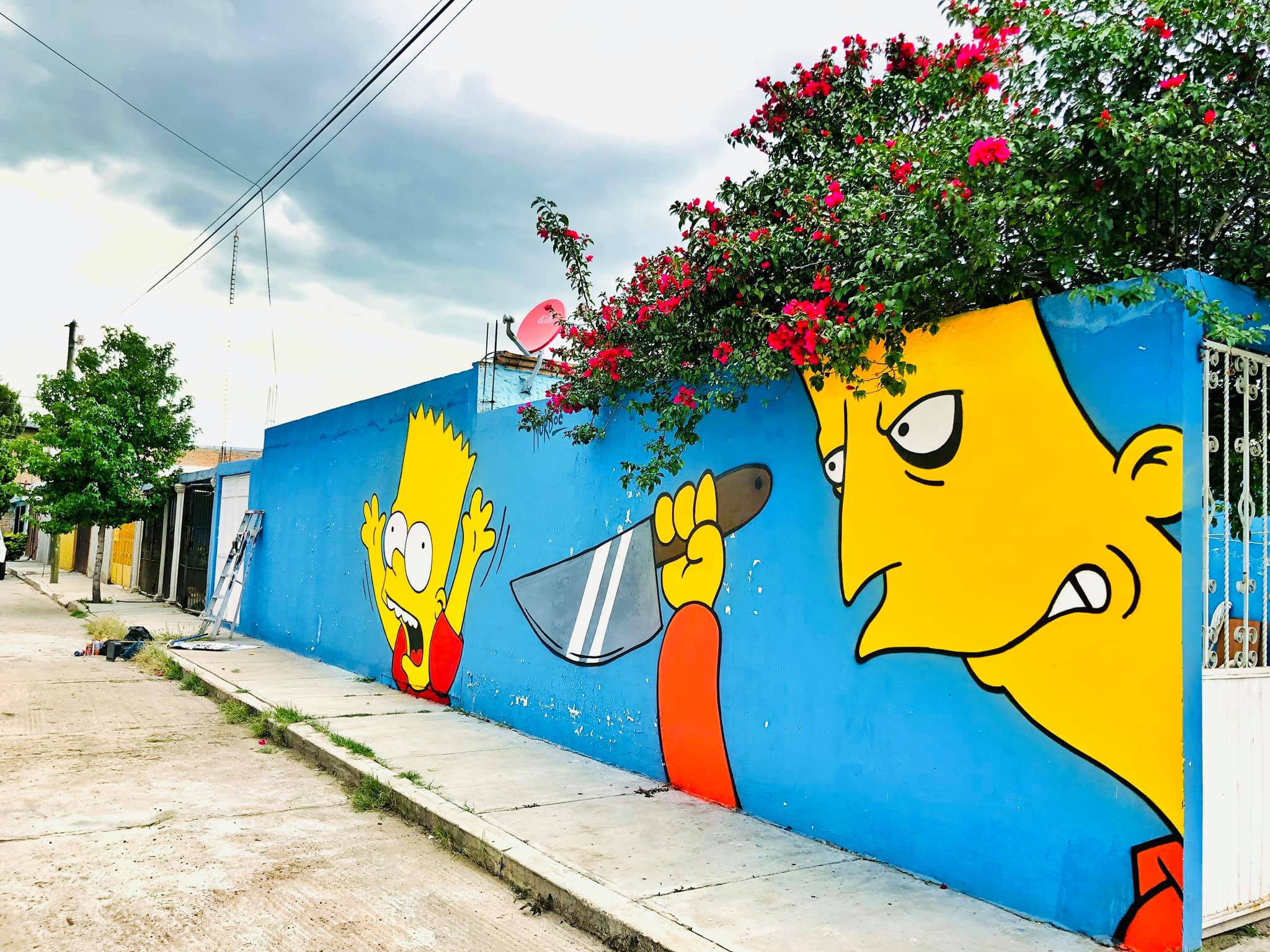 Detail Gambar Simpson Graffiti Nomer 40