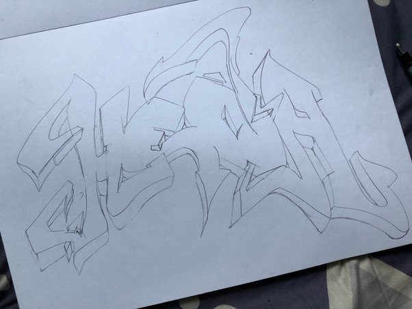 Detail Gambar Sketch Graffiti Cewe Nomer 18