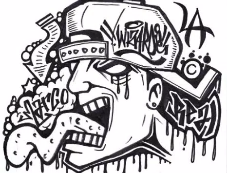 Detail Gambar Sketsa Monster Graffiti Nomer 22