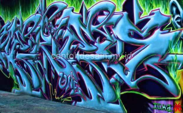 Detail Gambar Tulisan Graffiti Di Kertas Nomer 47