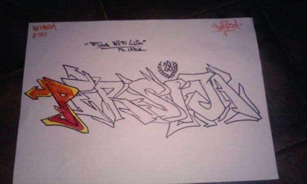 Detail Gambar Tulisan Graffiti Di Kertas Paling Bagus Nomer 3