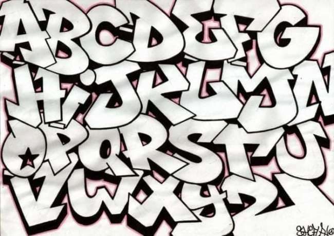 Detail Gambar Tulisan Graffiti Di Kertas Paling Bagus Nomer 28