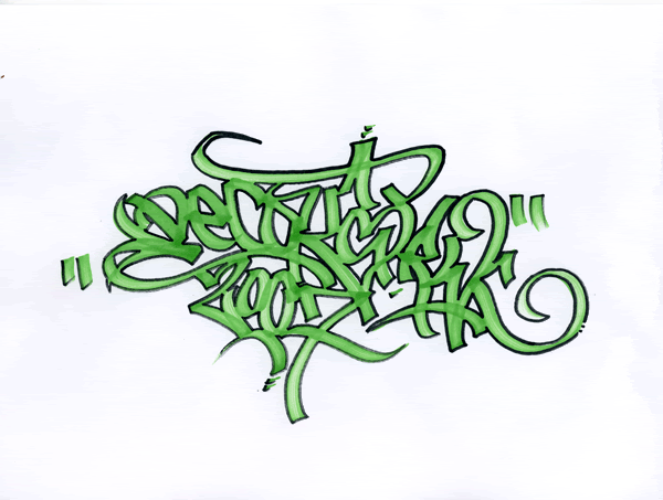 Detail Gambar Tulisan Graffiti Nama Sani Nomer 9