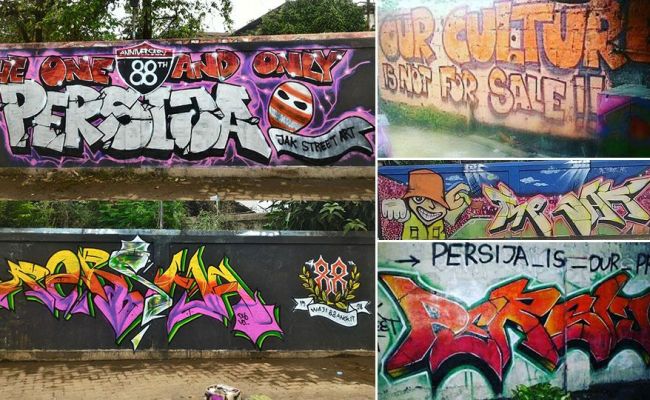 Detail Gambar Tulisan Graffiti Persib Di Kertas Nomer 25