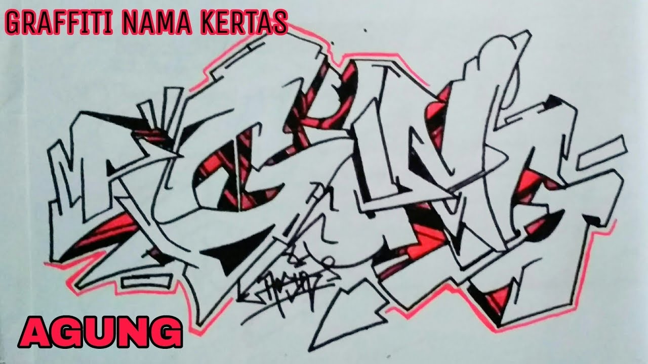 Detail Gambar Tulisan Graffiti Slank Di Kertas Nomer 43