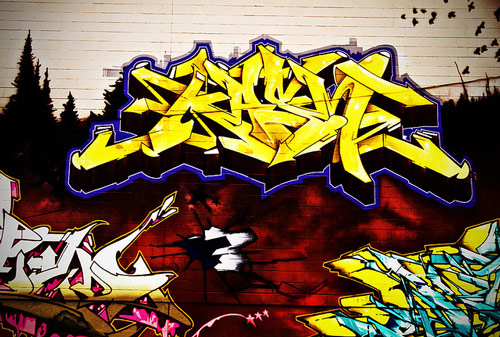 Detail Gambar Wallpaper 3d Graffiti Nomer 31