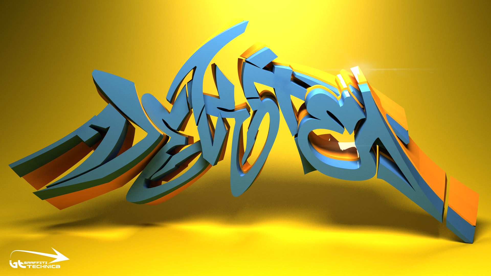 Detail Gambar Wallpaper 3d Graffiti Nomer 39