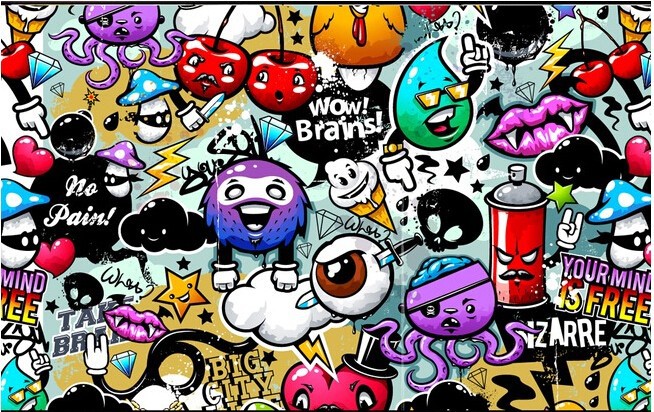 Detail Gambar Wallpaper Graffiti Keren 3d Nomer 12