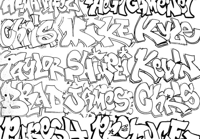 Detail Gangsta Graffiti Letters Nomer 26