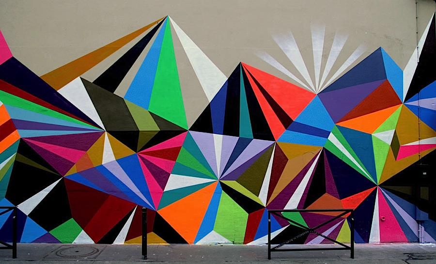 Detail Geometrical Graffiti Nomer 2