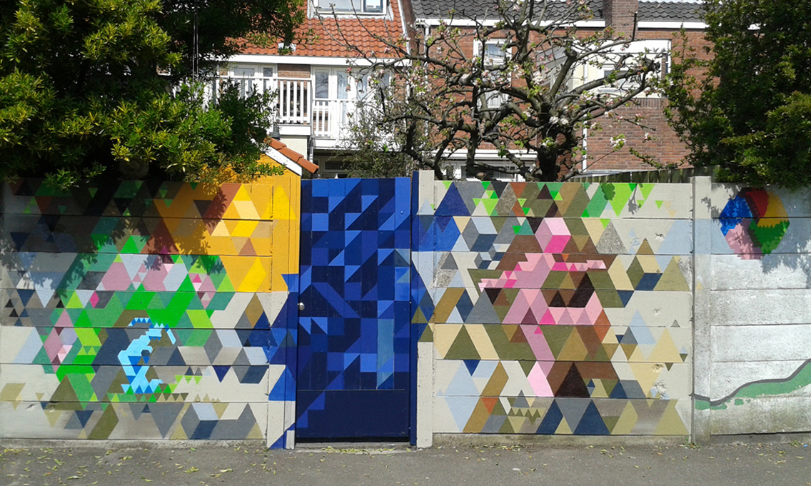 Detail Geometrical Graffiti Nomer 12