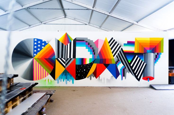 Detail Geometrical Graffiti Nomer 16