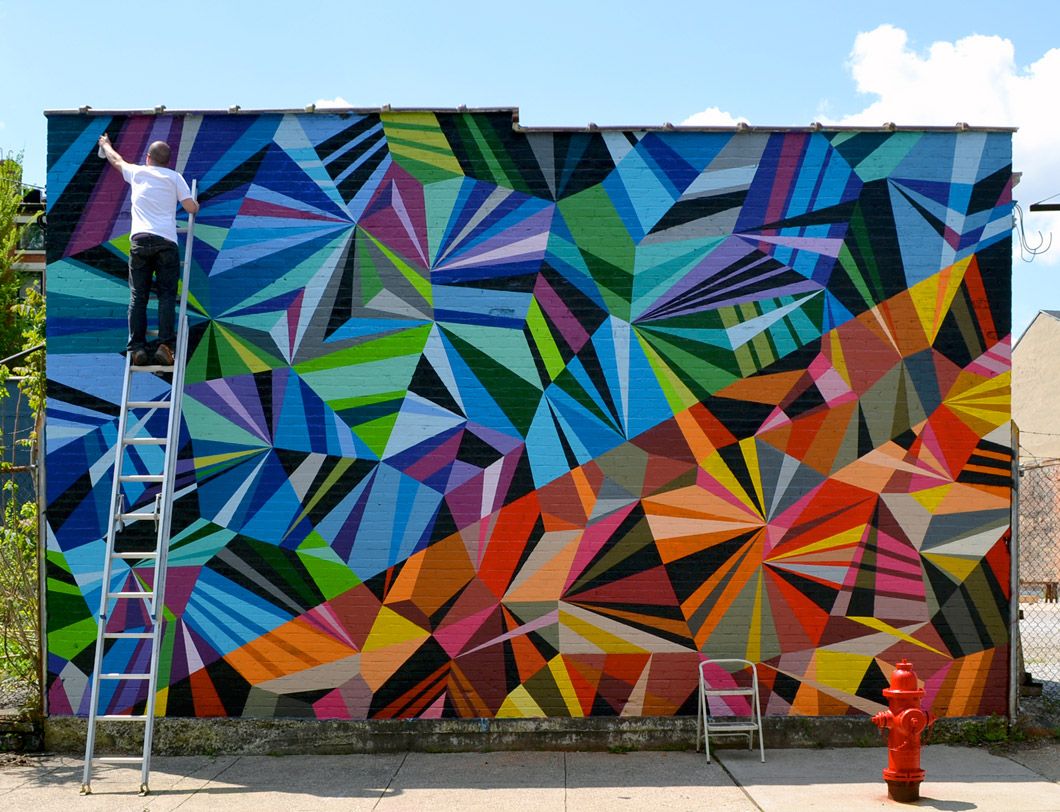 Detail Geometrical Graffiti Nomer 3
